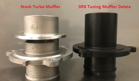 dfg tuning mqb turbo muffler comparison